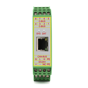 Módulo de conversión Can a Modbus, compatible con J1939, Protocolo Canbus, lector de fecha, entrada, GCAN-205, convertidor esclavo TCP - Product Image 5
