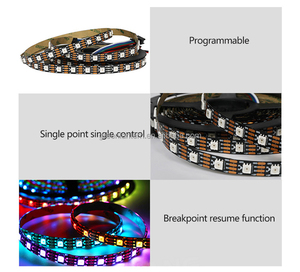Adressierbarer RGB-LED-Digital streifen WS2815 DC12V IP20 IP65 Wasserdichtes programmier bares Pixel-RGB-LED-Lichtst reifen licht 60LEDs/m - Product Image 3