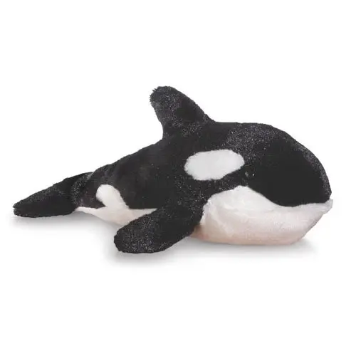 Orca baleia brinquedo pelúcia