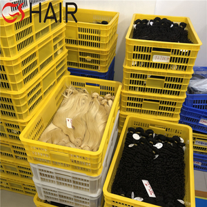 GS ucuz derin dalga İnsan örgü saç toplu uzantıları hiçbir atkı, 100% işlenmemiş birmanya kıvırcık Remy örgü için toptan insan saçı - Product Image 4
