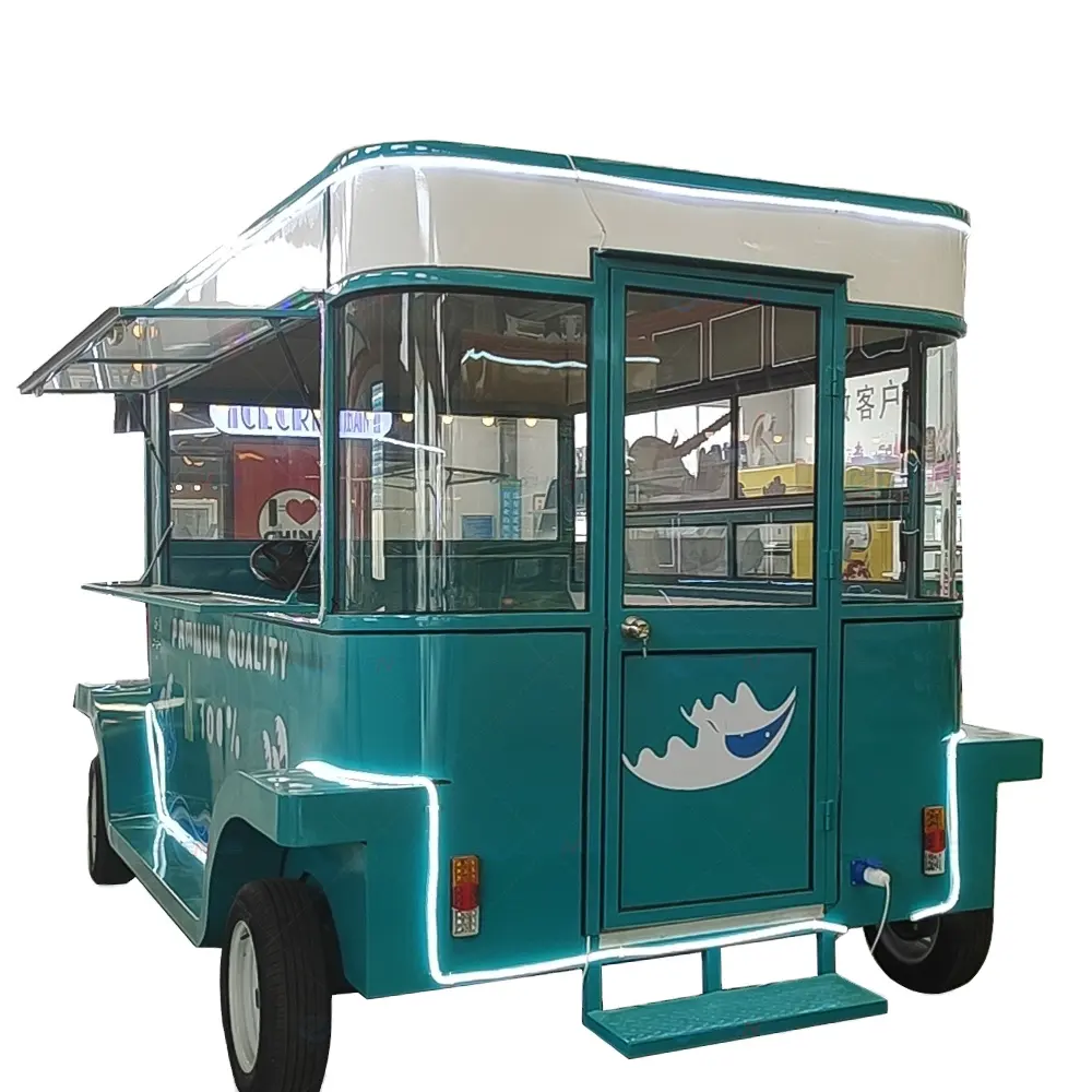 Chariot de crème glacée Design à la mode, trager alimentaire/café chariots populaires nourriture/Mini camion de nourriture voiture à manger