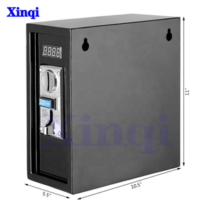 <strong>Coin</strong> Operated Timer Control <strong>Box</strong>, 6 Kind Multi <strong>Coin</strong> Acceptor, Power Supply with Push Button - Product Image 3
