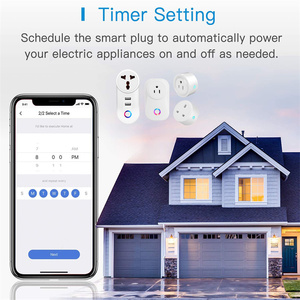 LEDEAST PA10-SA Tuya Smart WiFi Plug and Socket 2,4G South Africa стандарт поддерживает приложение с дистанционным голосовым управлением и функцией таймера - Product Image 4