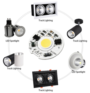 高PF 0.95 29 * 1.0mmドライバレスcob <span class=keywords><strong>led</strong></span> ac dobモジュール110v 220v 3W <span class=keywords><strong>10W</strong></span> 80/90Ra 100LM/W白色ダウンライトトラックライト用
