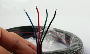 LED şerit ışıkları tel bakır güç kablosu 2 3 4 5 6 Pin way çekirdek lamba bağlantısı 0.3 0.5 0.75 düz mm - Product Image 5