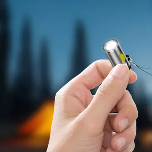 Mini LED Flashlight Type-C Powered Cool White 6000k No Battery Needed Design Cob Ultra Bright Small Size Flashlights Camping Eas - Product Image 5