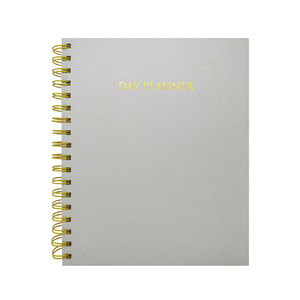 Fornitore di planner professionale stampa personalizzata notebook con calendario a spirale non datato con tasca e adesivo - Product Image 4