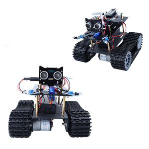 Fabrika kaynağı toptan Nano Bluetooth paletli tankı akıllı araba programlama kiti Arduino ile uyumlu