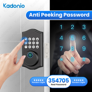 Kadonio Smart Security <strong>Alarm</strong> <strong>System</strong> Zinc Alloy BLE <strong>Keypad</strong> Tuya Single Electronic CE Certificate Deadbolt <strong>Lock</strong>