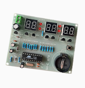 DIY <strong>Kits</strong> AT89C2051 Electronic Clock Digital Tube LED Display Suite Electronic Module Parts and Components DC 9V - 12V hot offer - Product Image 5