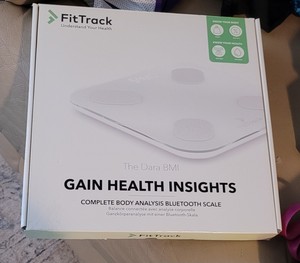Thương hiệu ban đầu mới fittrack DARA cơ thể BMI Quy mô Kỹ Thuật Số-Pin trắng mới PLC cho PLC - Product Image 3