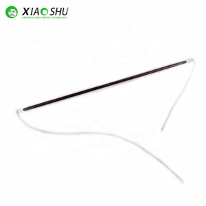 XIAOSHU Electric Quartz Ir Lamp Heating Tube <strong>Ruby</strong> Red Heat Tube Infrared Quartz <strong>Heater</strong> for Paint Curing Drying - Product Image 1