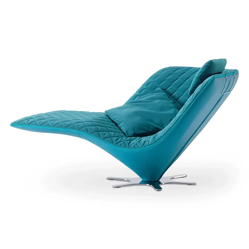 Fauteuil moderne d'art géométrique irrégulier créatif du concepteur, chaise inclinable paresseuse personnalisée en fibre de verre