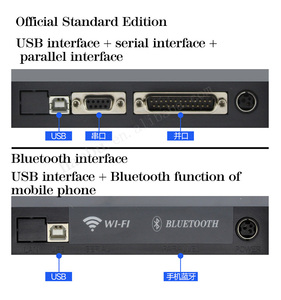 203dpi <strong>Usb</strong> Serial BT <strong>Multiple</strong> Interface Thermal Transfer <strong>Printer</strong> Medical Care Wash Care Label Commercial bar Code Label <strong>Printer</strong> - Product Image 5