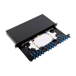 Panel de conexión de fibra tipo 24 cajones Panel de conexión Sc Simplex 1u Caja de distribución de fibra óptica Panel de conexión de fibra óptica Odf de 4 puertos - Product Image 6