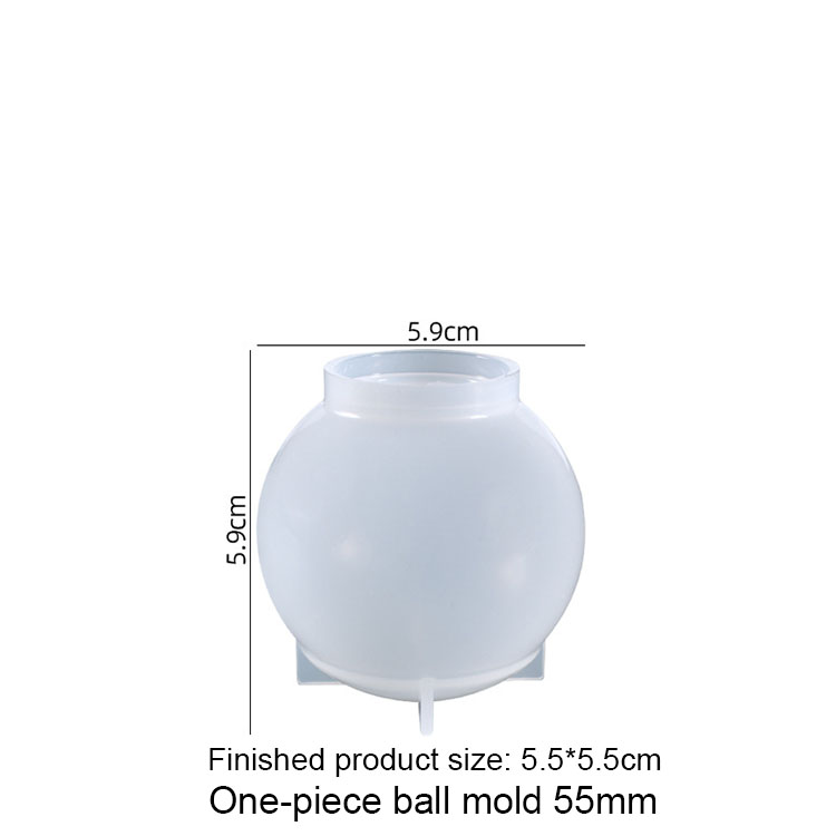 Moule boule ronde monobloc 55mm