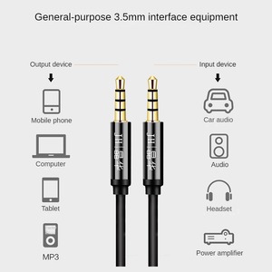 Aux <strong>Audio</strong> Cable 3.5 Male <strong>to</strong> Male and Male <strong>to</strong> Female Connection Cable Double Headed Suitable for Car Play Headphone <strong>Audio</strong> System - Product Image 6