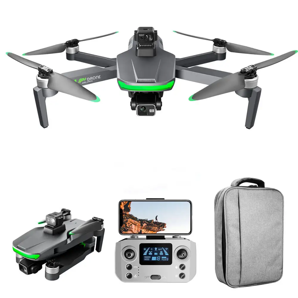 S155 Pro fotografia aerea Fpv 8K 3 assi Anti-shake Gimbal ostacolo evitamento GPS Drone 4K Hd fotocamera RC quadricottero