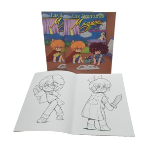 免费样品定制廉价彩色书籍和蜡笔独角兽儿童彩色书籍印刷 - Product Image 1
