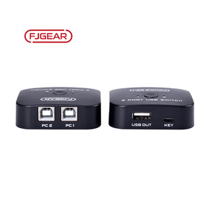 1A2BS Fjgear Barato Dois Computadores Compartilham Uma Impressora Com Desktop <span class=keywords><strong>Controller</strong></span> Switch Switch Usb 2.0 Compartilhamento Seletor