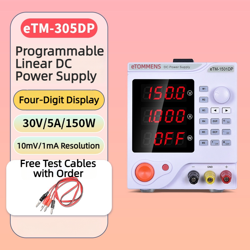 eTM-305DP (30V/5A) Four-Digit Linear Regulator