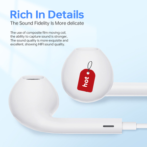 Bán Buôn USB C Có Dây Loại C Tai Nghe Cho <span class=keywords><strong>Iphone</strong></span> 15 Với Mic Điều Khiển Mới Tay Miễn Phí Trong Tai Tai Nghe - Product Image 5