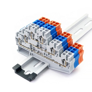 ST 2.5-3L 24-12AWG <strong>Spring</strong> Cage <strong>Connection</strong> Triple Level Three Layers Pluggable Wire 0.2-2.5mm <strong>Spring</strong> Din Rail <strong>Terminal</strong> <strong>Block</strong> - Product Image 4