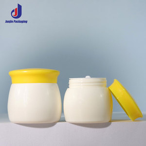 Mini 12ml 20ml 40ml barattoli cosmetici rotondi con coperchio in plastica vuoto PP materiale contenitori per scrub e creme per gli occhi