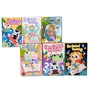 Apprendimento prescolare pratica della scrittura a mano giocattolo bambini disegno scrittura apprendimento penna controllo libro di formazione - Product Image 3
