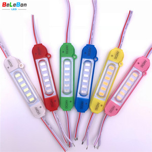 SMD5730 โมดูลLed 6PCS DC12V 1.6W Ip65 กันน้ำSuper Bright RGB Ledโมดูล 12V 24Vสีสีขาว