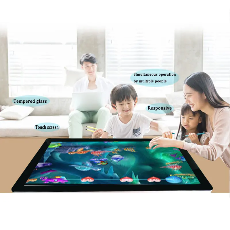 Распознавание объектов Android, Детский водонепроницаемый интерактивный сенсорный экран, ЖК-игры, рекламный журнальный смарт-стол, цифровая вывеска