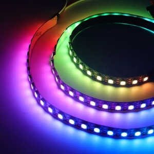 WS2811 RGB LED striscia di luce 5050 SMD 30 60 LED Controller esterno 1 IC tecnologia indirizzabile brillante normale DC12V - Product Image 1