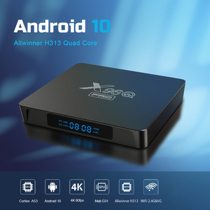 X96Q Pro TV kutusu ile Android 10.0 4K 3D akıllı IPTV 4k UHD için 2.4G 5G WiFi dört çekirdekli Allwinner H313 işlemci 1-Year garanti - Product Image 6