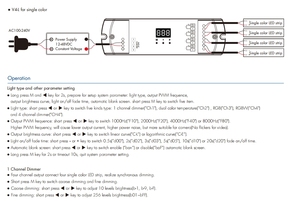V4-L 12-48VDC RGBW RGB CCT Dimming digitale Display numerico 4 canali LED RF Controller - Product Image 4