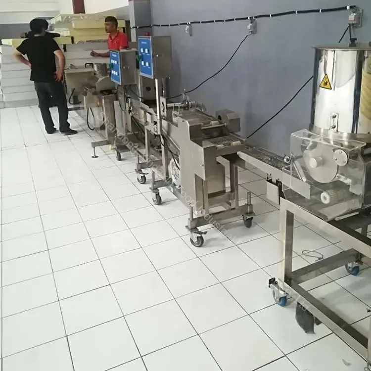 Tam otomatik sığır pasta pasta makinesi sarıcı yapma makinesi