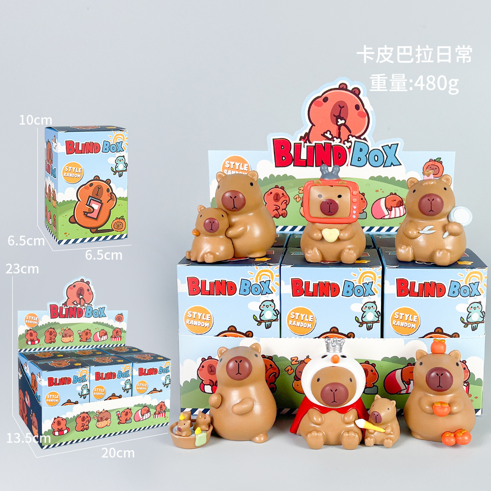 Capybara daily-caja ciega + caja expositora