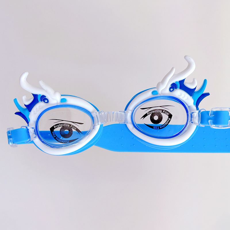 Dragon bleu et blanc