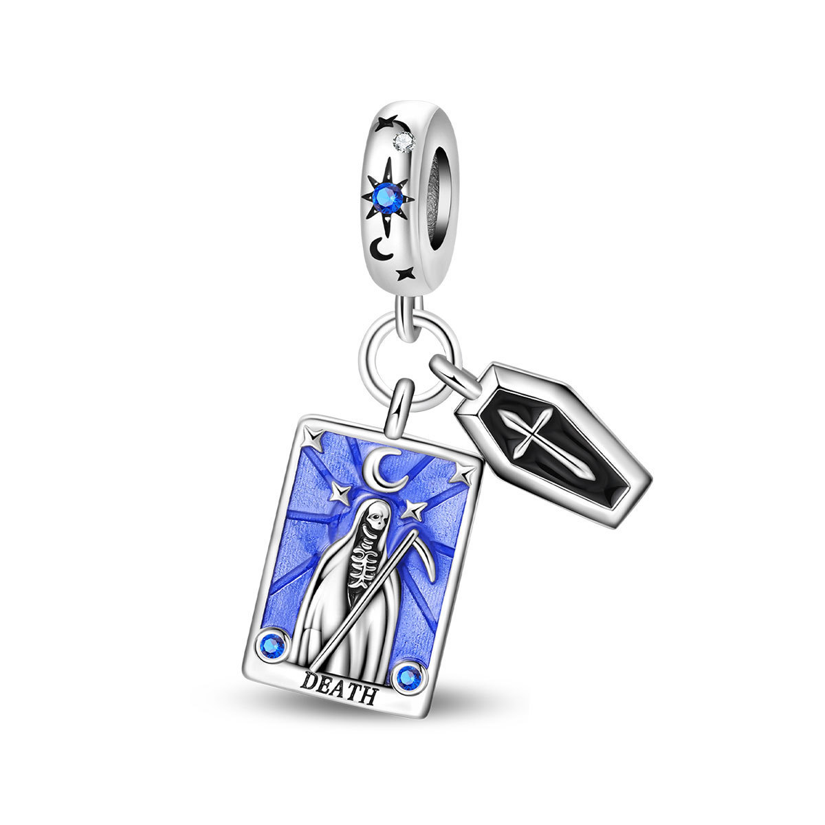 Pendentif carte verticale faucheuse Pac1821
