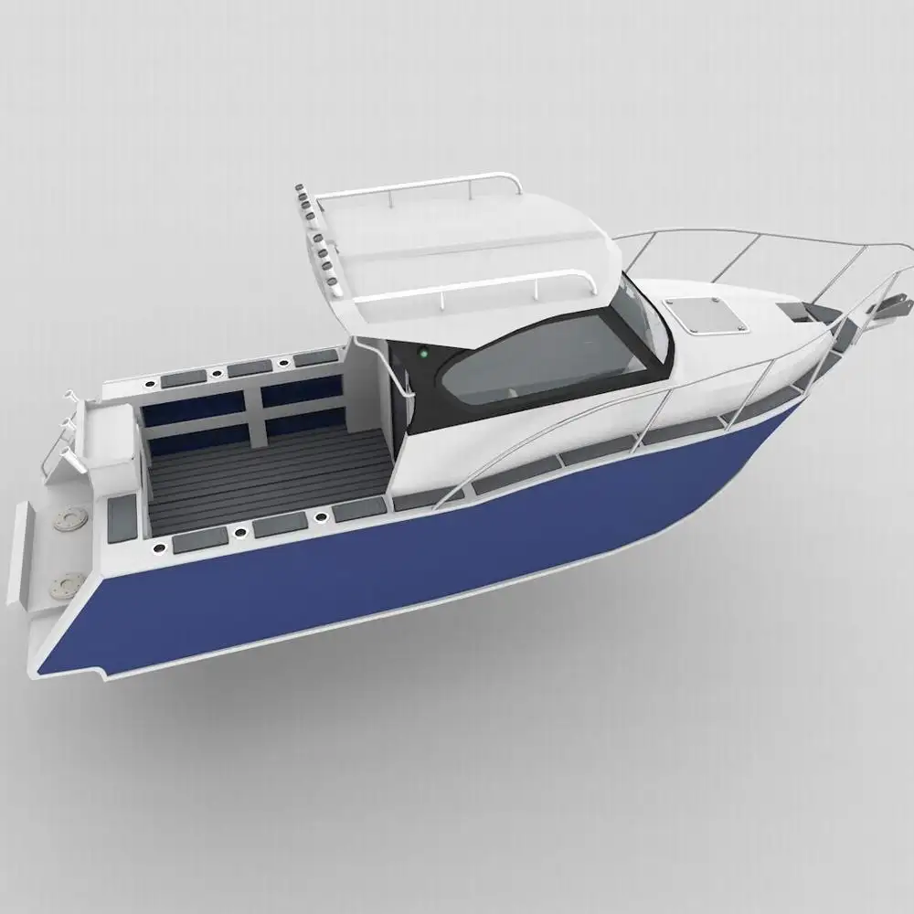 Bateau de pêche en Aluminium, cabas à caddie de 7.5m avec réservoir à Ballast