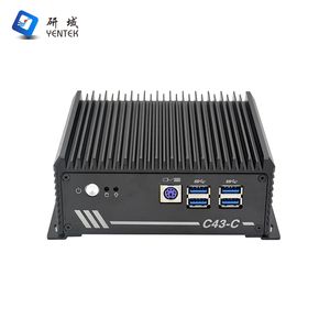 YENTEK Mini-PC Intel J4125 N100 5205U DDR4 HD VGA Win10 Linux Ubuntu RJ45 LAN RS232 DB9 COM Lüfter loser Industrie-PC-Mini computer - Product Image 5