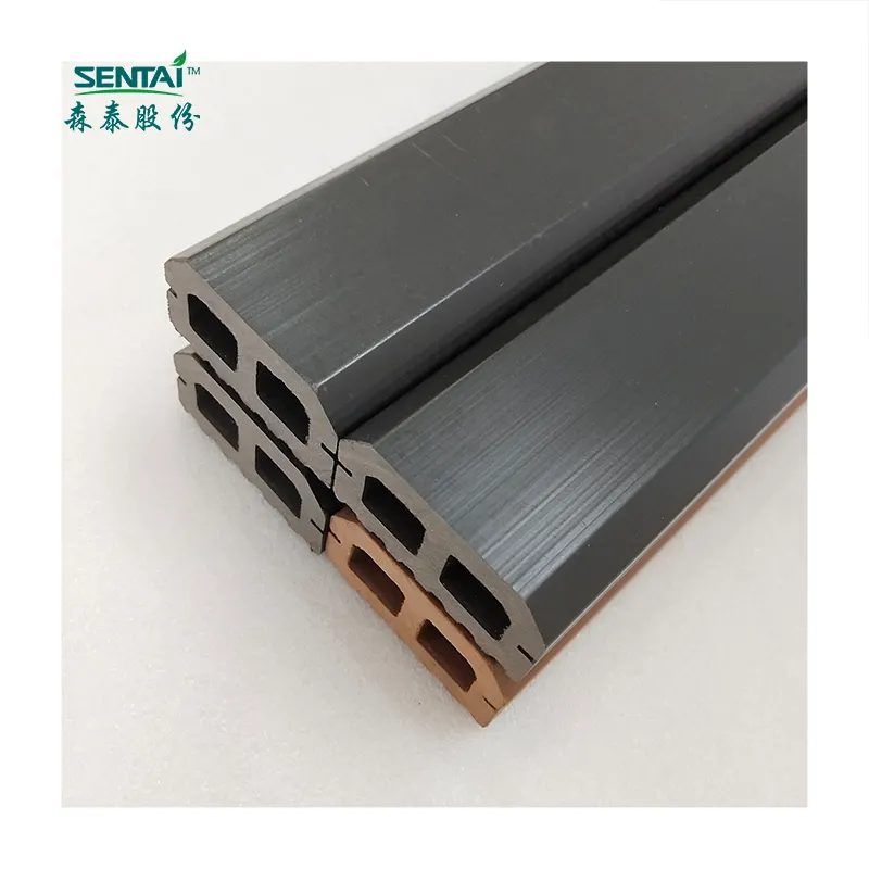 50*28mm composto wpc quilha para ao ar livre durável wood plastic composite decking joist joist decking bpc apoio ST08A