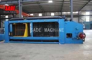 Effiziente verzinkte und PVC-beschichtete Drähte Gabion Box Manufac turing Equipment zur Hangs tabilisierung - Product Image 2