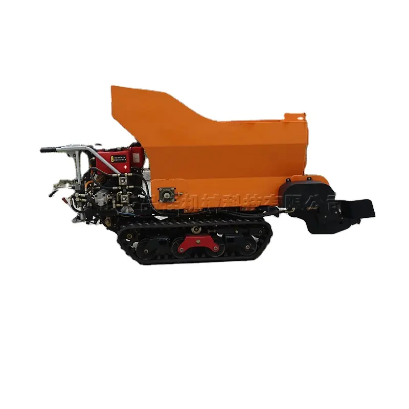 Self-propelled tracked manure spreader Fertilizer spreader Fertilizer spreading equipment for farmland