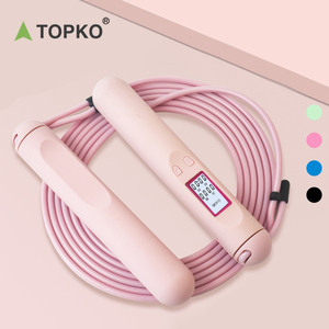 TOPKOカスタムデザイン電子カロリーカウントデジタル加重ピンク縄跳びスマート縄跳び - Product Image 3
