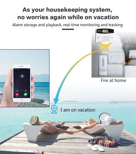 Wifism-sistema de alarma antirrobo para el hogar, intercomunicador bidireccional con pantalla LCD inalámbrica de 99 zonas y 7 zonas con cable, SMS, dial automático, aplicación de alarma - Product Image 4