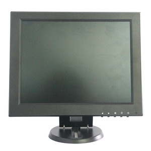 Monitor LCD de 12 pulgadas, monitor de escritorio 1024*768, pantalla industrial CCTV con interfaz BNC, VGA, AV, USB, - Product Image 1