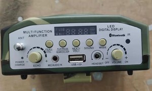 MINI amplificador portátil recarregável para professor com fio microfone voz amplificador