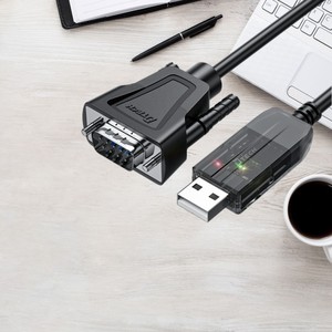 Icomputer 84(FT) 25m USB 2.0 bilgisayar tarayıcı için RS232 dönüştürücü seri adaptör kablosu yazarkasa - Product Image 2