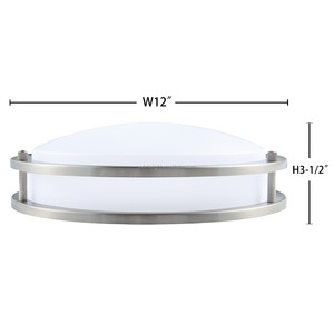 36W <span class=keywords><strong>LED</strong></span>凹型天井灯寝室用キッチン、3600lm調光可能フラッシュマウント照明器具