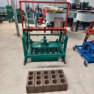 High Yield and Cost-efficiency Interlocking <strong>Block</strong> <strong>Machine</strong> Automatic With Mobile Wheels Egg-laying Brick <strong>Maker</strong> - Product Image 2